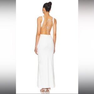 Astra Maxi Dress in White